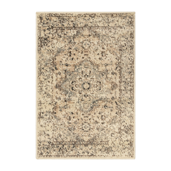Bungalow Rose Albata Oriental Cream Area Rug & Reviews Wayfair